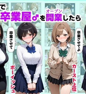 【【ハマダ商店】】クラスで【処女卒業屋】を開業したら❤制服