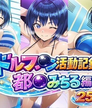 【bubya_AI】ドルフ●ン活動記録 都●みちる編❤巨乳