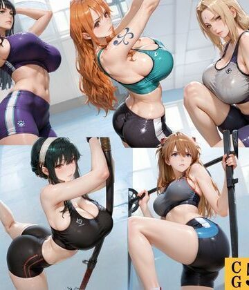 【kakaAI】モデル級美女をジムで密着指導でメス堕ちさせた❤日常・生活