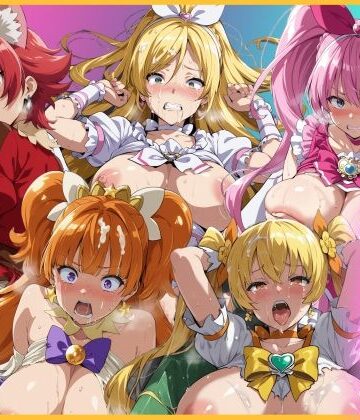 【HUMILI AI】変身ヒロインとクズ市民 街中敗北❤辱め