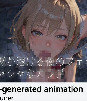 【AItuner】【15分HD】沈黙が溶ける夜のフェラとキャシャなカラダ❤3DCG