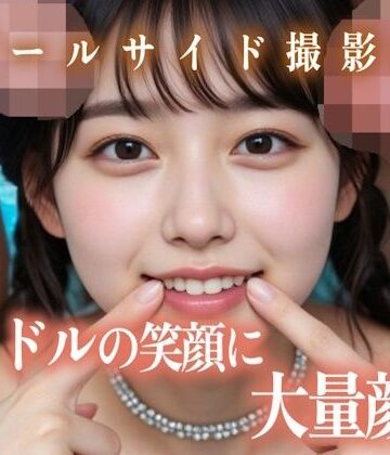 【白夜倶楽部】アイドルの笑顔に大量顔射プールサイド撮影会❤アイドル・芸能人